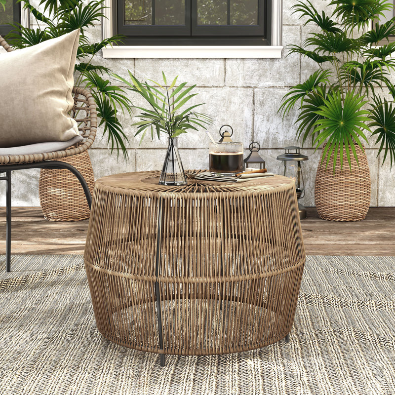 Bay Isle Home Hicklin Outdoor Coffee Table | Wayfair